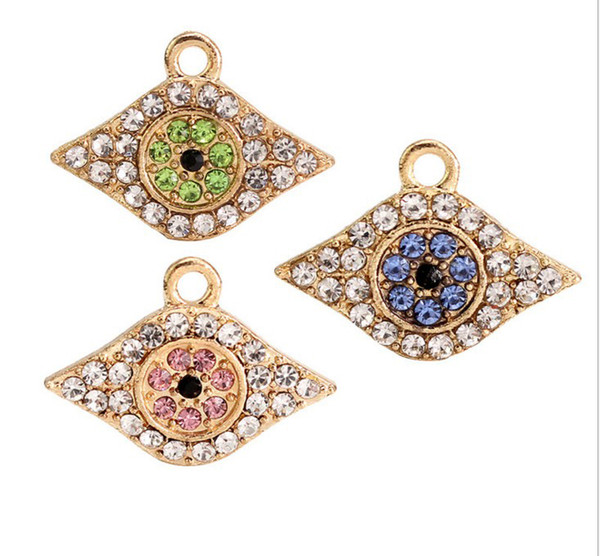 20Pcs/lot rhodium plated Turkey Evil Eye Hamsa Hand of Fatima Judaica Kabbalah Charm Pendant