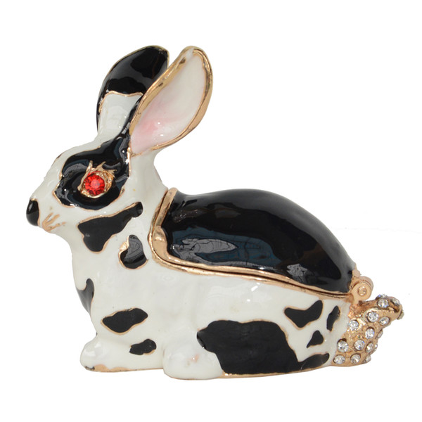 Rabbit Trinket Jewelry Boxes & Organizers Animals & Figures Creative Gift Necklace Holder