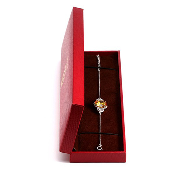 ORSA Jewelry Nice Jewelry Bracelet Package Gift Jewelry Boxes Package With Red Color Present Decoration