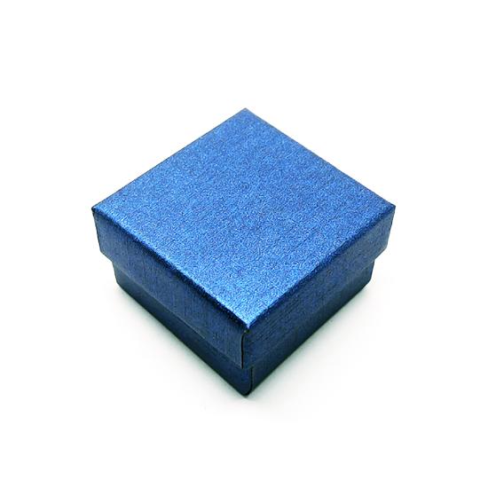 Blue Color Cardboard Gift Box 5*5*3cm For Ring & Earring Paper Box Wholesale