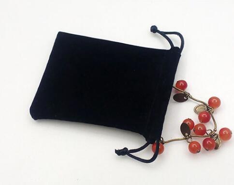 7*9cm Velvet Jewelry Pouch Gift Bags Present Packaging Fit for Necklace Bracelet Earring Mobile Power Cloth Bag