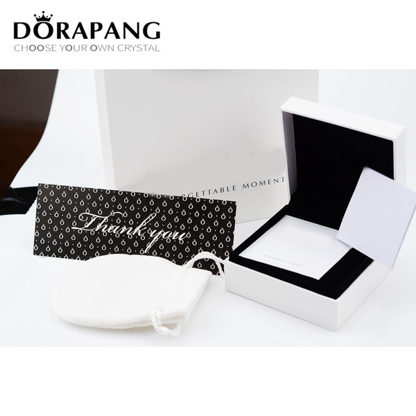 DORAPANG Hot Fashion Jewelry Set Box Fits For European Style Bracelet Bangle Charm Bead & Pendants Sets Pandora Box Jewelry Packaging