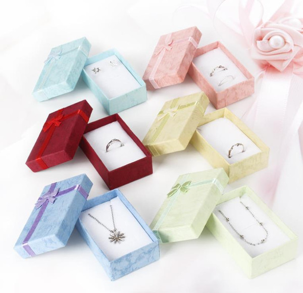 5*8*2.5cm Fashion for Charms Beads Gift Box paper Packaging for Pendants Necklaces Earrings Rings Bracelets Jewelry