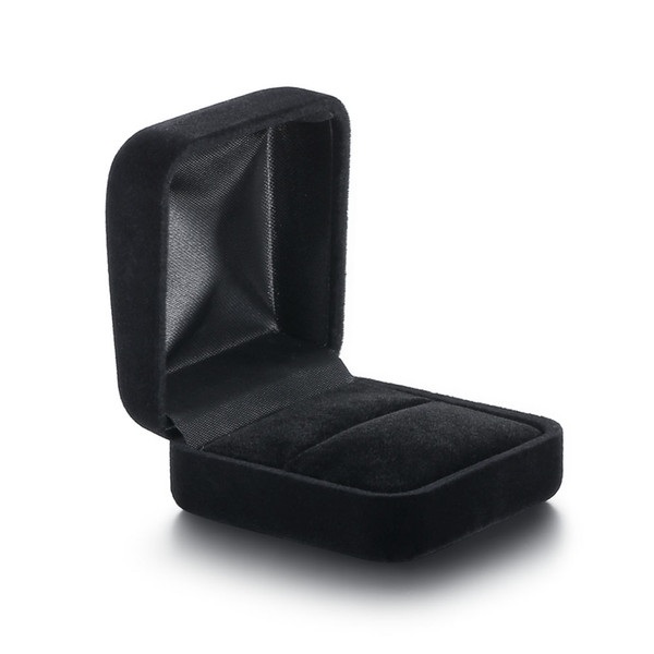 ICEY Swan velvet cloth jewelry box black fashion jewelry box wholesale Amazon retail gift ring box