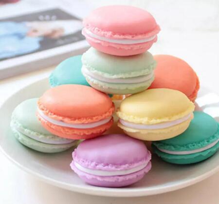 Cute Candy Color Macaron Mini Cosmetic Jewelry Storage Box Jewelry Box Case Birthday Gift Display Macaron jewelry case 100 pcs