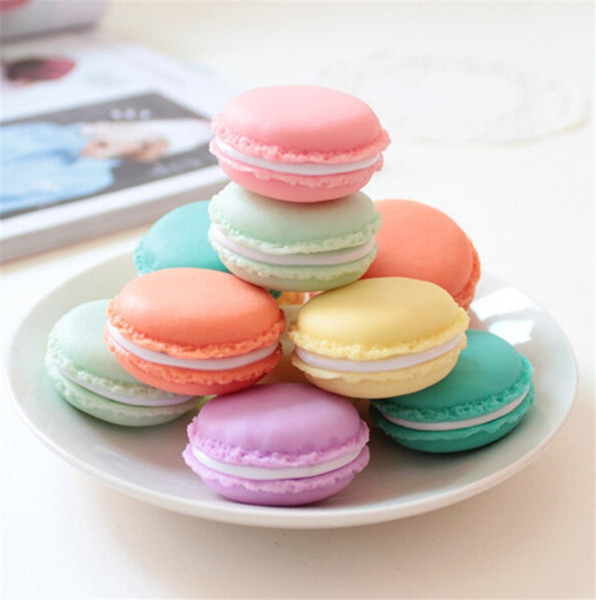 Candy Color Macaron Mini Cosmetic Jewelry Storage Box Jewelry Box Pill Case Birthday Gift Display Macaron Jewelry Case