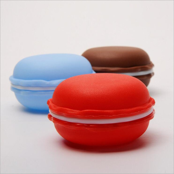 Creative PP Jewelry Box 9 Colors Macarons Cake Plastic Round Candy Mini Gift Boxes Wholesale Free Shipping 0717WH