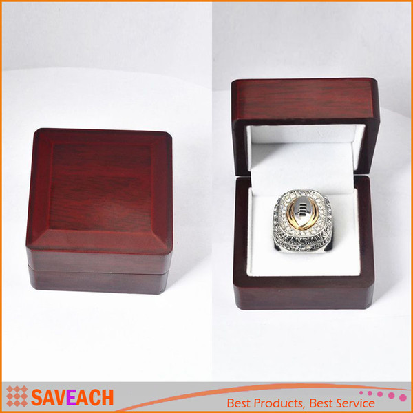 Fashion Championship Rings Box 6.6*6.6*4.5cm, Red Box Retro Style Jewelry Box For Display, WITHOUT RING