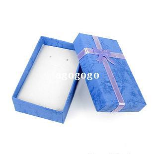16pcs/lot Assorted Colors Jewelry Sets Display Box Necklace Earrings Ring Box 5*8 Packaging Gift Box mixed $10 Free Shipping
