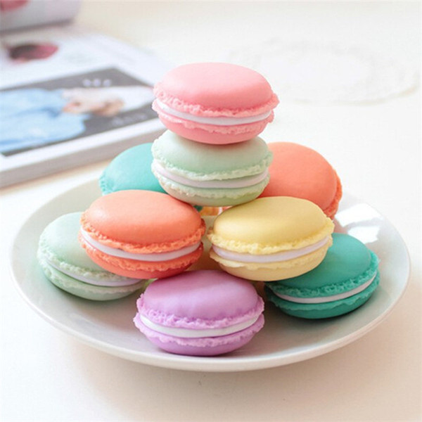 Many Colors Macaroon Jewelry Box Package For Earrings Ring Necklace Pendant Small Jewelry Packaging PP TPE Material 4x4x2cm