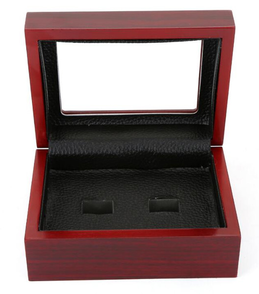 New Fine den Box Championship Ring Display Case Wooden Boxes Ring 2 3 4 5 6 Holes To Choose Rings Box Jewelry Boxes