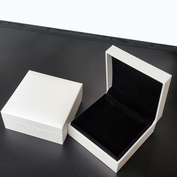 Original White jewelry boxes with Brand Logo for Pandora Charms Bracelet and Necklace High quality retail Gift Box