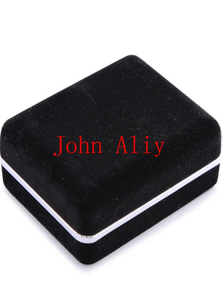 Popular 500PCS New Arrive Promotion Black Velvet Cufflink Box Best gift box for Cufflinks Free Shipping