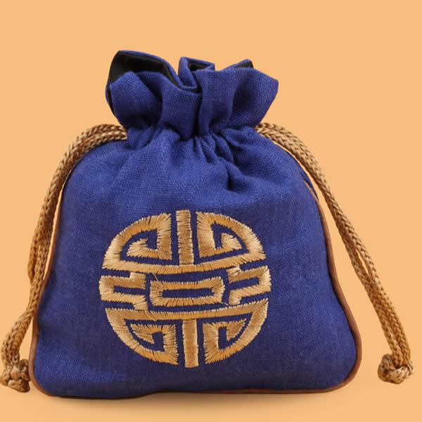 Jewelry Drawstring Bags, Jewelry Pouches Bags, Linen Jewelry Gift Bag, Mix Color, 11.5*14.5cm, sold by lot (30pcs/lot)