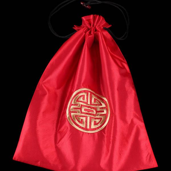 Satin shoe bags, with chinese tranditional design, mixed design, shoe bags, storage bags, 35*47cm, Mix Color, sold by lot (10pcs/lot)