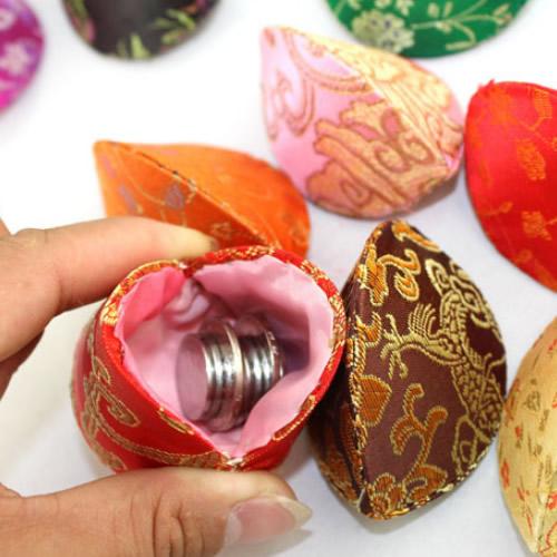 Embroidery punches, with hand-embroidered, women small wallet, Mix Color, 4.5*5.5cm, sold by lot (30pcs/lot)