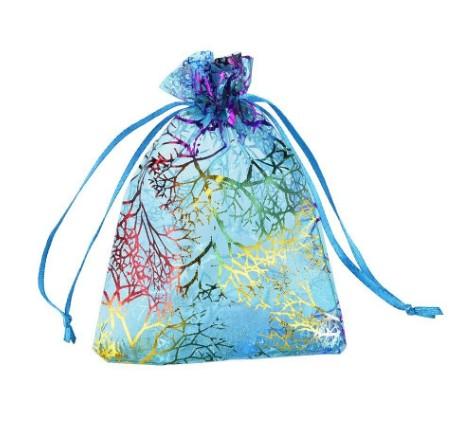 Organza Gift Bags Coral Gift Drawstring Pouches Gifts Bags String Jewelry Bags Jewelry Packageing Cases Christmas Gift Pouches