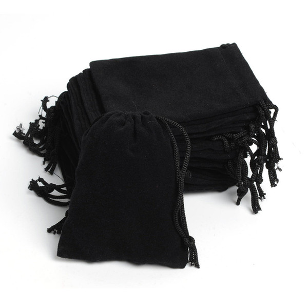 velvet jewelry pouch gift present package fit for necklace bracelet earring cloth Bag 7*9cm