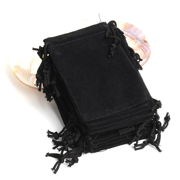 velvet jewelry pouch gift present package fit for necklace bracelet earring cloth Bag 7*9cm