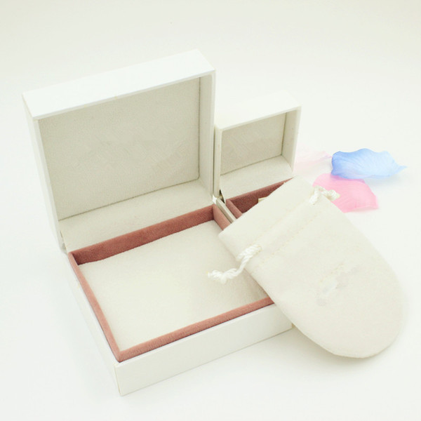 Jewelry Packaging Box Compatible with logo Jewelry Pouches Bags Jewelry Bracelet Bangle Gift Necklace Box