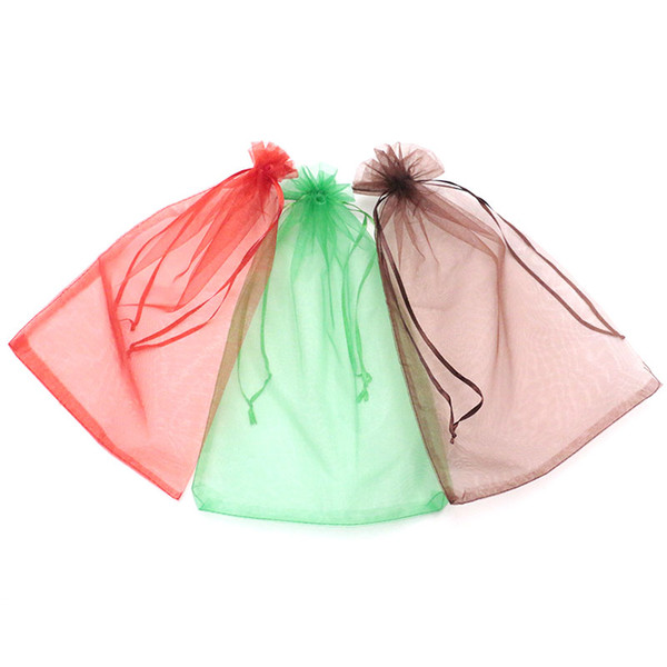 20x30cm Fashion Jewelry Display Packing Drawstring Pouches&Bags 200pcs/lot 100% Organza Bag Can be Customized Logo