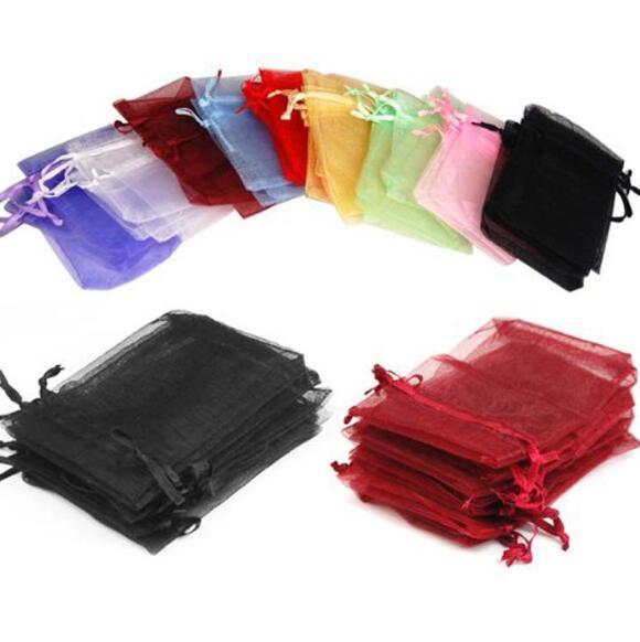 Mesh bag pearl yarn bag organza solid color yarn bag organza gift packaging creative fashion gift packaging