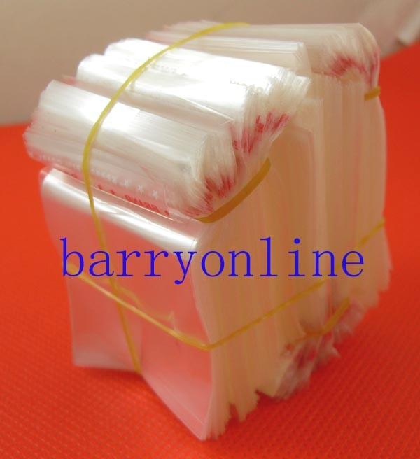 1000 X clear self adhesive plastic bags OPP package bag 4x4cm Free shipping