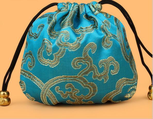 50 pcs per lot jewelry bag,gift bag ,jewelry pouches,mixed color, silk bag,size :11x11CM