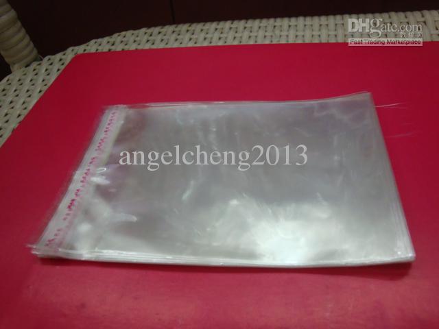 600pcs/lot Clear Self Adhesive Seal Plastic Bags Opp Packing Bag Fit Jewelry 10x14cm Free Shipping