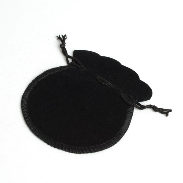 100pcs 70*80mm Lovely Thin Black Velvet Drawstring Pouch Bag Jewelry Bag,Funeral Ceremony Party Xmas Valentine Wedding Gift Bag free shippin