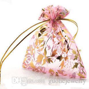 Hot Sales gift bags 12*9.4CM Organza Jewelry Gift Pouch Bags Fashion Mixed Color gift bags free shipping