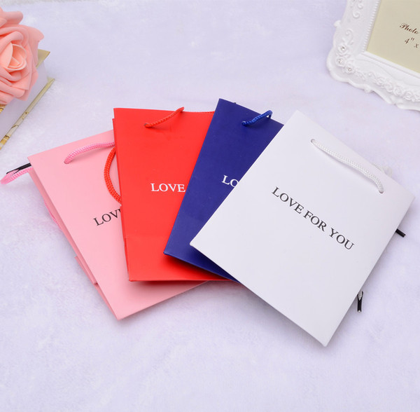 MN211 Jewelry Bag Packaging Bags of Fashionable Paper Bags Wedding Gift Bag Paper Shopping Bag No Box