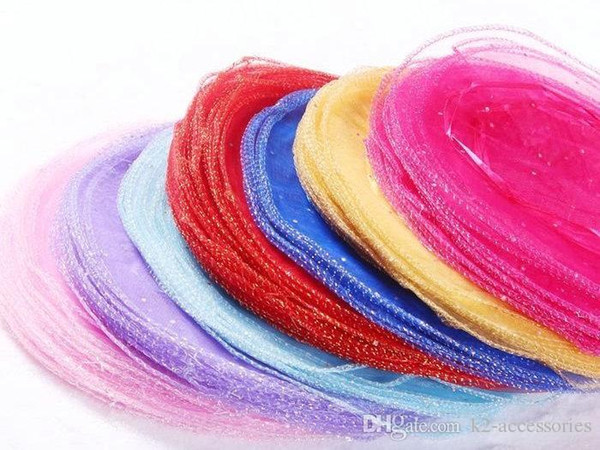 500pcs Circle Diameter:26cm Multi-Color Organza Jewelry Bags Luxury Wedding Voile Gift Bag Drawstring Jewelry Packaging Christmas Gift Pouch