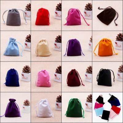 7*9cm Jewelry Bag Velvet Retail Jewelry Pouch Gift Present Package Fit for Necklace Bracelet Earring 10 Colors