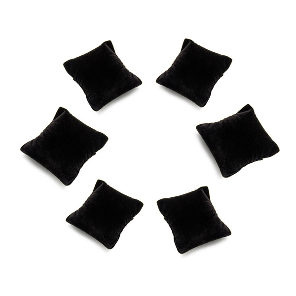 Argositment 20pcs black velvet jewelry pillow watch or bracelet and bracelet display