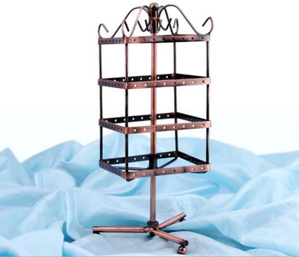 Bronze Color RotBting Metal Earring Display Stand Holder Rack For Jewelry Earring 1pcs/lot DS03 Free Shipping