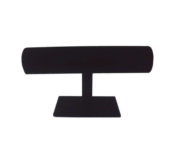 1pcs/lot T-Bar Black Velvet Watch Bracelet Jewelry Display Stand Holder Rack For Jewelry DS1 Free Shipping