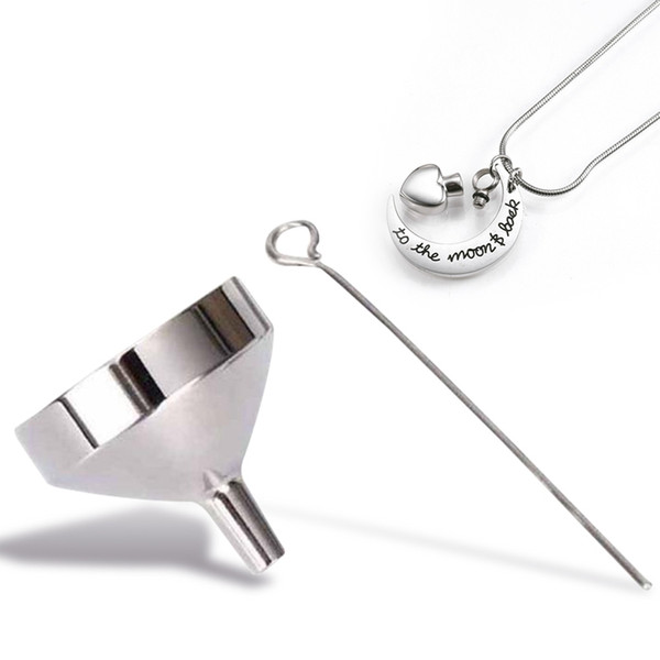 Stainless Steel Funnel Filler Kit Tool For Cremation Necklace Ash Urn Pendant Jewelry