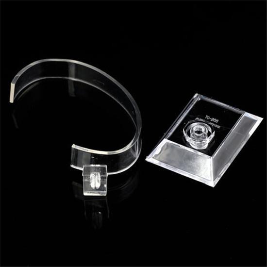 Wholesale free shipping professional transparent plastic Jewelry Bracelet watch dispaly stand/holder show stand for watch