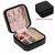 Women Portable Display Organizer Necklaces Zipper Case Women Storage Earring Ring PU Bracelet Travel Jewelry Storage Box