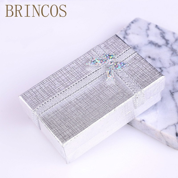 2019New Engagement Ring jewelry organizer shape Black box Earrings Necklace Bracelet Gift Boxes Holder carton bow case Square ..