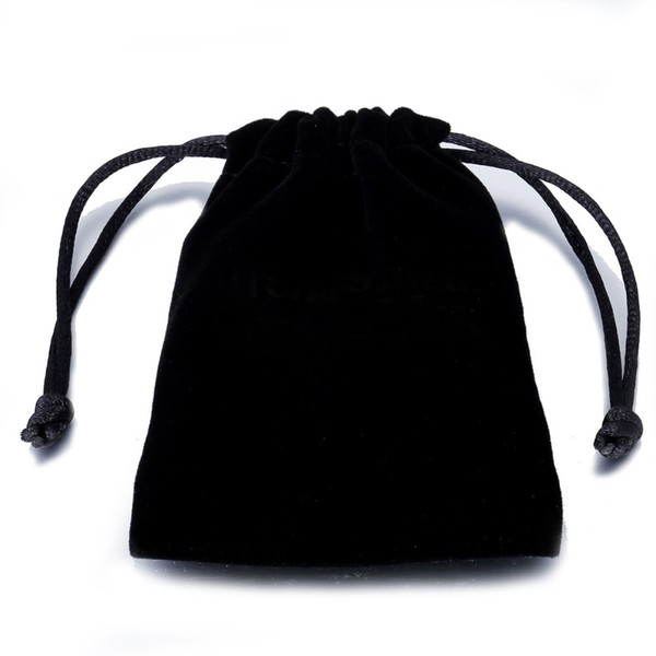 Black Velvet Pouch Jewelry Gift Packaging Velvet Bag 10cm*12cm BAG02