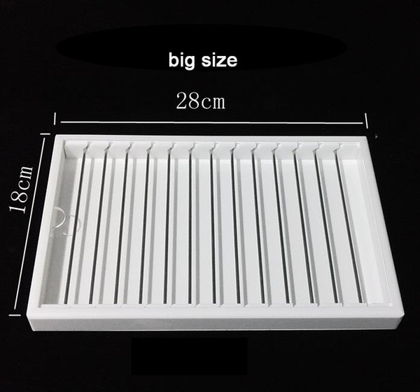 Acrylic Diy Finding Tray european big hole beads display Bracelet Beads Storage Case Organizer without cover