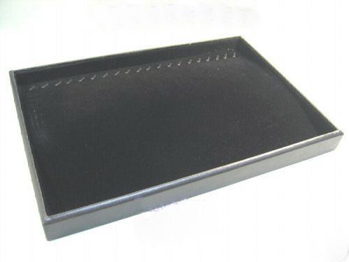 JEWELLERY BLACK NECKLACE BRACELET DISPLAY CASE BOX TRAY 1PCS