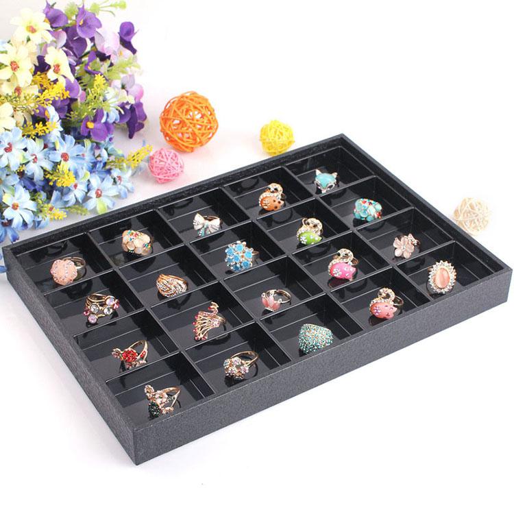 New Plastic Jewelry Tray 8 grid 6 grid 12 grid Bracelet Bangle Tray Bracelet Holder Empty Tray Ring Earrings Display Stand