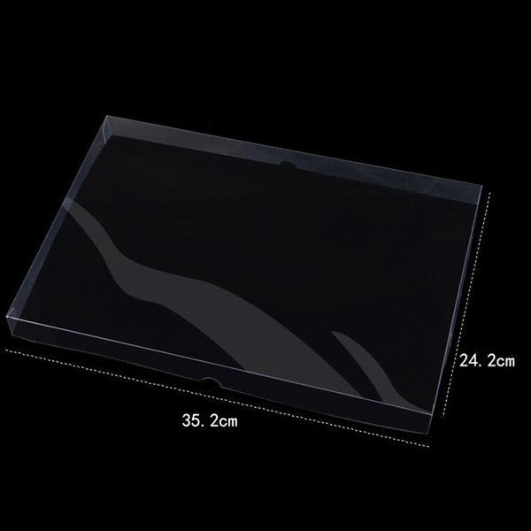 35.2*24.2*2.7cm Transparent plastic cover jewelry display tray lid Jewelry box lid clear plastic Jewelry display cap wholesale price