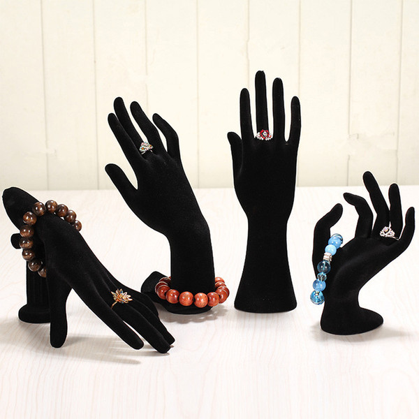 1 Piece Jewelry Mannequin Ok Hand Finger Glove Ring Bracelet Bangle Display Stand Holder Jewelry Holder Hand Black