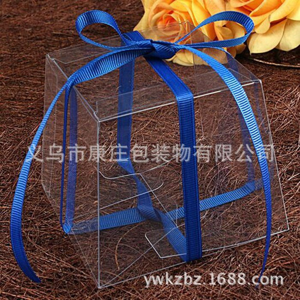 European spot transparent candy box Macarons box candle packaging box frustum number P11