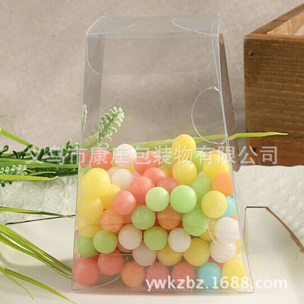 Spot transparent box creative packaging box transparent candy box of ice cream shaped number P15