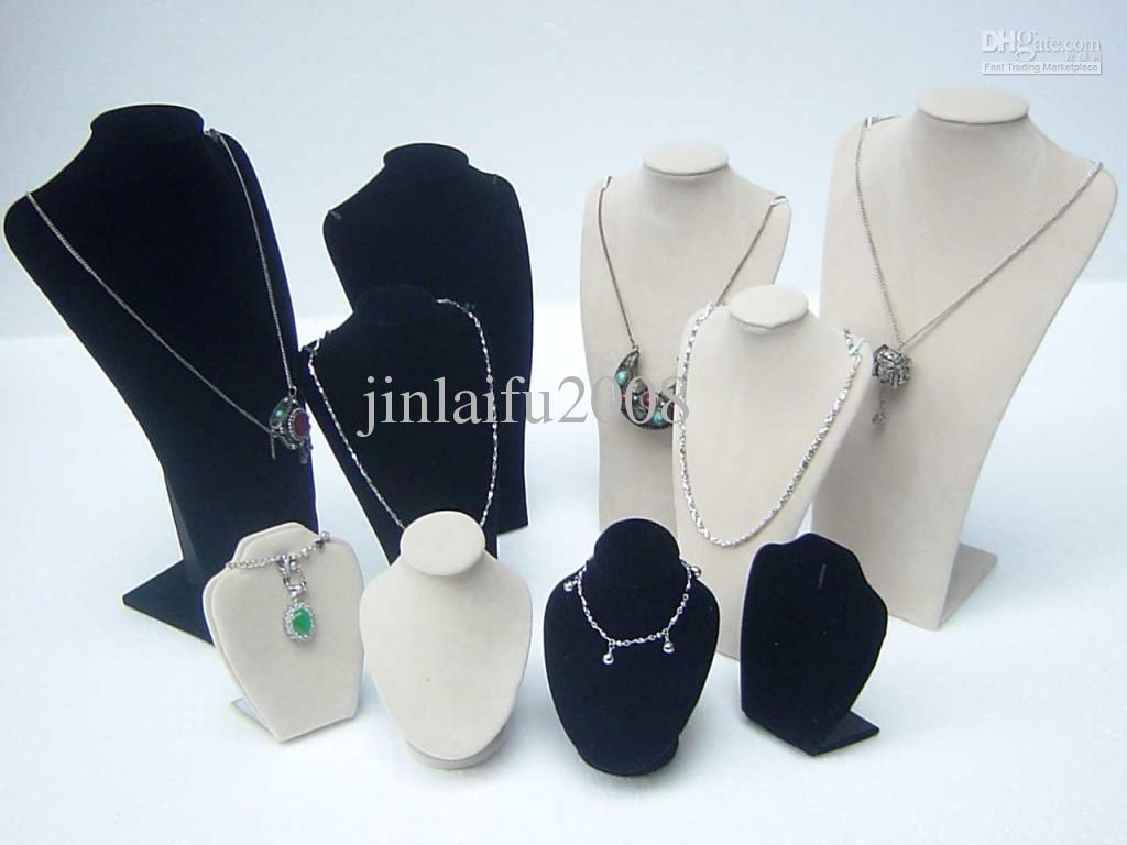 10 PCS bust Jewelry Necklace Display Stand